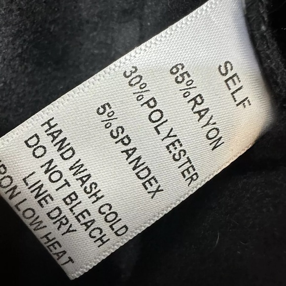 Akira Womens Black Moto Faux Leather Pants Hight Waist Sz Large Zip Front - Picture 8 of 11